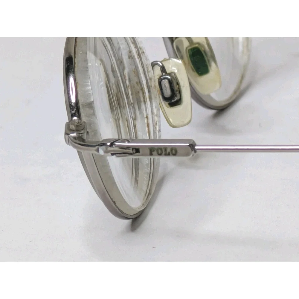 Polo Ralph Lauren 1007 9002 Silver Frames Half Rim 46-20-135 FRAMES ONLY